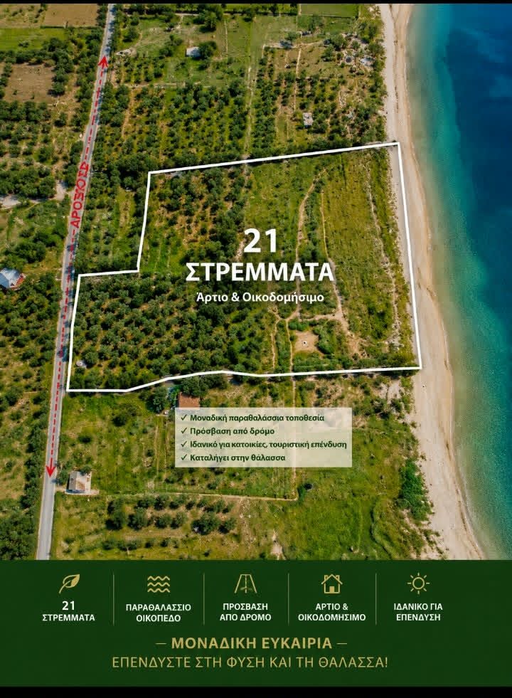 Παραθαλάσσιο Οικόπεδο για Τουριστική Αξιοποίηση post thumbnail image
